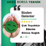 Müşteri Memnuniyeti En Yüksek Aksu Beyaz Eşya Tamircisi 0553 204 74 53 telefon numarasından ulaşabilirsiniz. Aksu'da size en yakın elektrikli ev aletleri tamiri yapan servis sağlayıcısı olarak 1975 yılından beri hizmetinizdeyiz. Aksu halkının beyaz eşya tamiri yapan servisler içinde Borsa Teknik Servisi beğenmesinin birçok sebebi var. Bu sebeplerin başında kaliteli hizmet veren Aksu'nun en iyi tamircisi olması gelmektedir. Borsa Teknik Servisi Aksu'nun ev aletleri tamiri yapan popüler tamircisi yapan köklü geçmişidir.
Yerel bir Aksu Beyaz Eşya Servisi olan firmamızın kuruluşu çok eski tarihlere dayanmaktadır. Babadan toruna Aksu'da elektrikli ev aletleri tamiri yapan Borsa Teknik Servis Aksu'da birçok şubeye sahiptir. Bu şubelerin ilki Pınarlı Beyaz Eşya Servisi 0553 204 74 53 kurulduğu 1975 yılından beri hizmet vermektedir. Bunun yanı sıra Murtuna, Mandırlar, Cihadiye, Macun, Kurşunlu ve Kundu Beyaz Eşya Servisi şubelerimizden bazılarıdır.
Aksu Beyaz Eşya Servisi her zaman müşteri odaklı çalışarak memnuniyeti en üst seviyede tutmaya özen göstermiştir. Bu yüzden Aksu'daki her elektrikli ev aleti tamiri için orijinal yedek parça kullanmaya özen göstermiştir. Aksu'da her marka buzdolabı, klima, kombi, bulaşık- çamaşır makinesi tamiri yapan uzman teknisyen kadrosuna sahiptir. Aksu'nun en kaliteli, işinde uzman, temiz ve güler yüzlü profesyonel ev aletleri tamircisi Borsa Teknik.
Ayrıca Aksu'da Araştırma Geliştirme ( Ar-Ge ) ekibi ile Teknisyenlerini ve cihazlarını devamlı geliştirmektedir. Bu sayede Aksu'da son teknoloji tekniklerle en etkili beyaz eşya servisi yapmaktadır.
Ayrıca Aksu'da tamamlanan her buzdolabı, klima, bulaşık- çamaşır makinesi tamiri sonrasında müşteri memnuniyetini kontrol etmekteyiz. Böylece Siz değerli Aksu Halkının görüş ve önerilerini almaktan mutluluk duymaktayız. Çünkü biz Aksu Ev Aletleri Tamircisi olarak siz değerli müşterilerimizin hakkımızdaki düşüncelerini çok önemsiyoruz. Sayenizde Aksu'daki performansımızı görüp ev aletleri tamirinde kendimizi geliştirmemiz için verdiğiniz desteğe çok teşekkür ederiz.
Sonuç olarak Aksu Bölgesinin en kaliteli ve güvenilir servisi, ev aletleri tamircisi olmaktan gururluyuz. Müşteri Memnuniyeti En Yüksek Aksu Beyaz Eşya Tamircisi 0553 204 74 53 hep yanı başınızda.